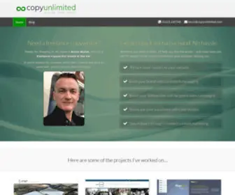 Copyunlimited.com(Copywriter) Screenshot