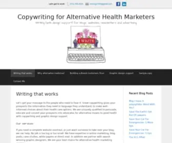 Copywriter.health(Writing that works) Screenshot