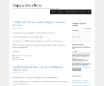 Copywritersnow.com(Get the Best Digital Marketing Content for Your Business) Screenshot