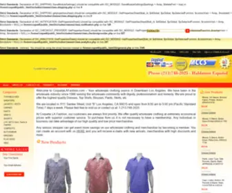 Coquetalafashion.com(Coqueta LA Fashion) Screenshot