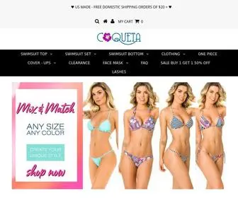 Coquetaswim.com(Swimwear Collection) Screenshot