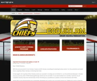 Coquitlamminorhockey.org(Coquitlam Minor Hockey Association) Screenshot