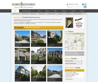 Coquitlamtownhouse.com(Coquitlam Townhouses) Screenshot