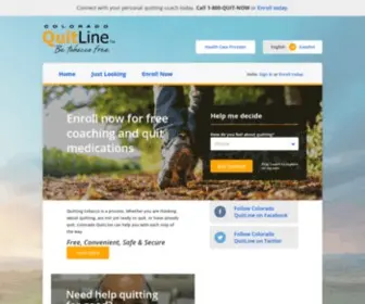 Coquitline.org(Colorado) Screenshot