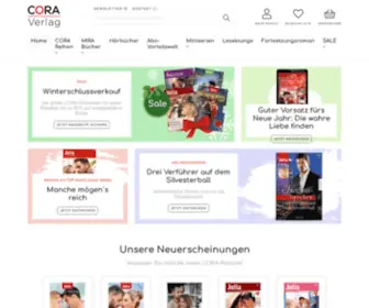 Cora.de(Liebesromane im CORA Online) Screenshot