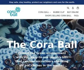 Coraball.com(Protect the ocean environment with this easy) Screenshot
