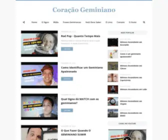 Coracaogeminiano.com.br(Coração) Screenshot