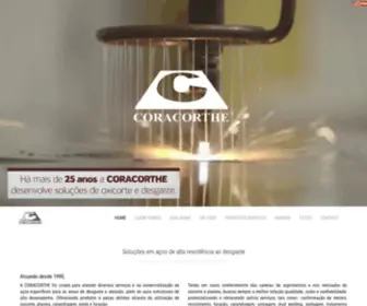 Coracorthe.com.br(Soluções em aços de alta resistência ao desgaste. Nossa linha de produtos) Screenshot