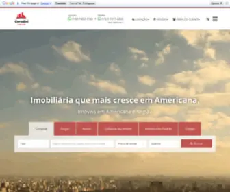 Coradiniimoveis.com.br(Imobiliária Americana) Screenshot