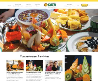 Corafranchise.com(Cora) Screenshot