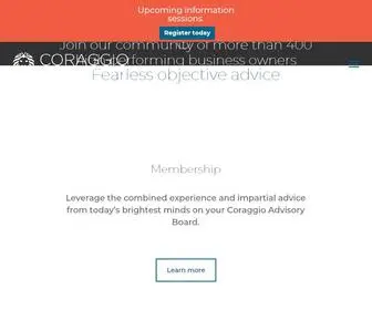 Coraggio.com.au(Business & Entrepreneurial Advisory Boards) Screenshot