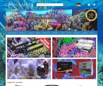Coral-Garden.de(Meerwasseraquaristik Shop) Screenshot