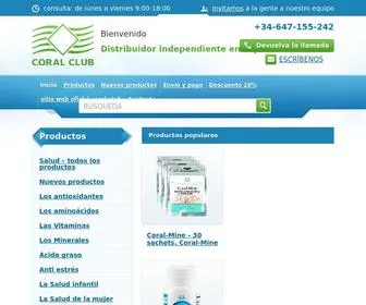 Coral-Salud.es(Coral Club en España) Screenshot