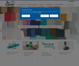 Coral.com.br(Tintas Coral) Screenshot