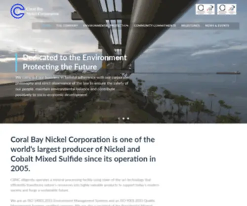 Coralbaynickel.com(Coral Bay Nickel Corporation) Screenshot