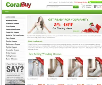 Coralbuy.com(Buy Cheap Wedding Dresses) Screenshot