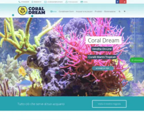 Coraldream.it(Vendita Online) Screenshot