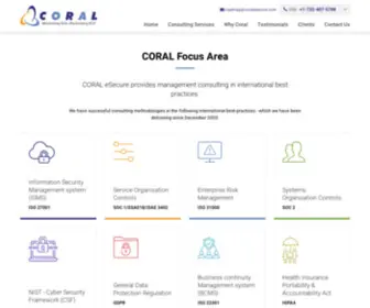 Coralesecure.com(Coral eSecure) Screenshot