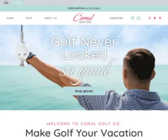 Coralgolfco.com(Coral Golf Co) Screenshot