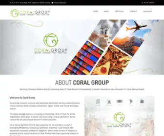 Coralgroup.in(Coral Group) Screenshot