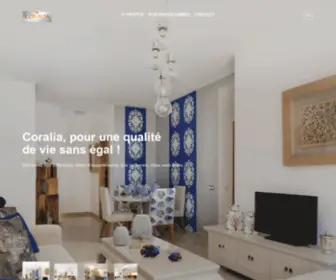 Coraliaimmobilier.com(Coralia Immobilier) Screenshot