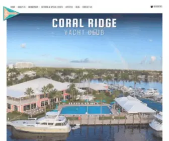 Coralridgeyachtclub.com(Yacht Club) Screenshot