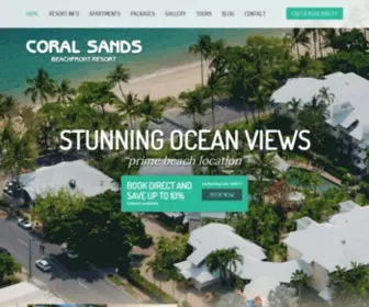 Coralsands.com.au(Trinity Beach Accommodation) Screenshot