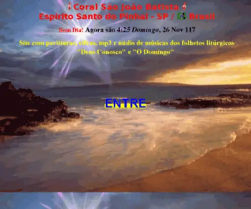 CoralsjBatista.com.br(Coral) Screenshot