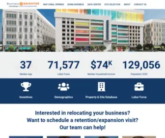 Coralspringsedo.com(Coral Springs Economic Development) Screenshot