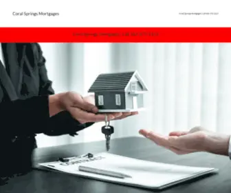 Coralspringsmortgages.com(Coral Springs Mortgages) Screenshot