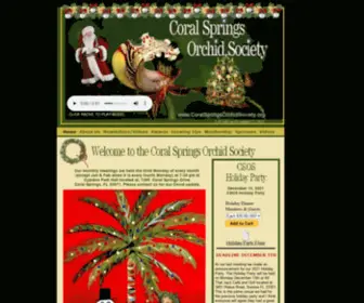 Coralspringsorchidsociety.org(Coral Springs Orchid Society) Screenshot