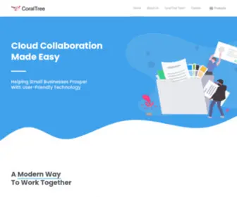 Coraltreetech.com(Cloud Collaboration Software) Screenshot