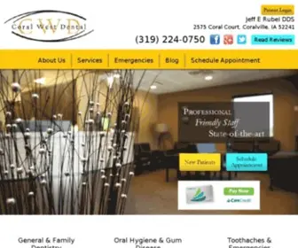 Coralwestdental.com(Coral West Dental) Screenshot