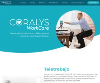 Coralysworkcare.com(Coralys WorkCare) Screenshot