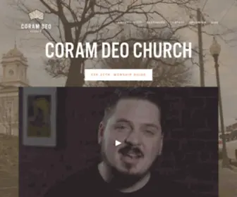 Coramdeonc.com(Coram Deo Church) Screenshot