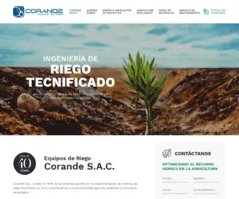 Corande.pe(Ingeniería de Riego Tecnificado) Screenshot