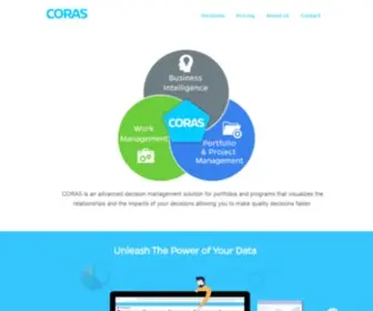 Coras.com(Enterprise Decision Management Software) Screenshot