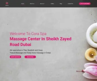 Coraspa.com(Massage Business Bay) Screenshot