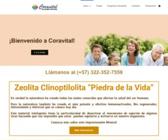 Coravital.com(Coravital salud) Screenshot