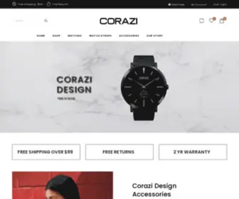 Corazi.com(Our vision) Screenshot
