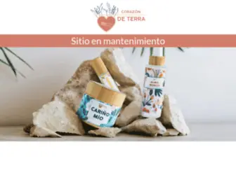 Corazondeterra.com.mx(Productos Naturales para tu Piel) Screenshot