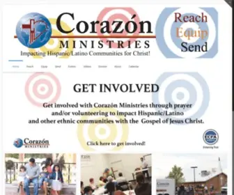 Corazonministries.org(Live Demo site for Inspiro theme. Inspiro) Screenshot