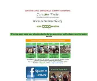 Corazonverde.org(Cursos) Screenshot
