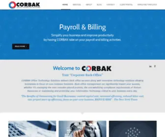 Corbak.com(Office Technology Solutions) Screenshot