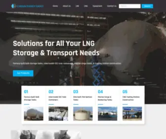 Corbanenergygroup.com(Solutions for All Your LNG Storage & Transport Needs) Screenshot