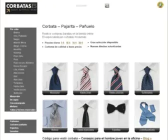 Corbatas.es(Tienda online de corbatas y accesorios) Screenshot