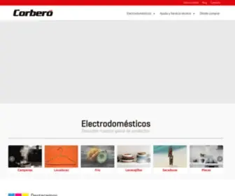 Corbero.es(Electrodomésticos Corberó) Screenshot