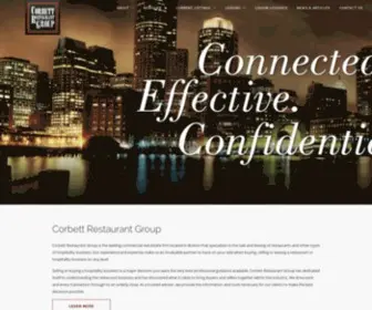 Corbettrestaurantgroup.com(Bostons Leading Commercial Real Estate Firm) Screenshot