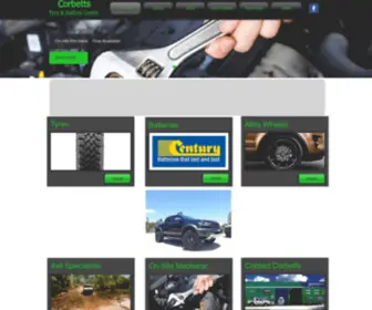 Corbettstyreandbattery.com.au(Corbetts Tyre & Battery Centre) Screenshot