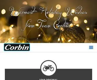 Corbin.com(Corbin Motorcycle Seats & Accessories) Screenshot